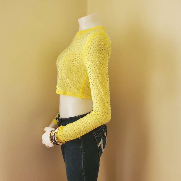 Fashion Nova Doing Too Much Stud Tee Medium - Picture 5 of 6